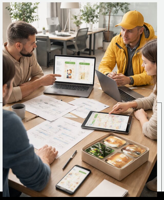 Разработка агрегатора доставки еды в Устях-Лабинске от 15324 р., АвикейУлб