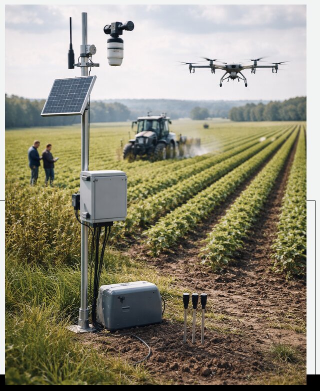 Разработка IoT мониторинга полей в Устях-Лабинске от 8684 р. | АвикейУлб